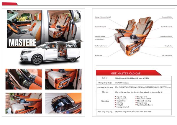 Nâng cấp ghế Mastere VES 03