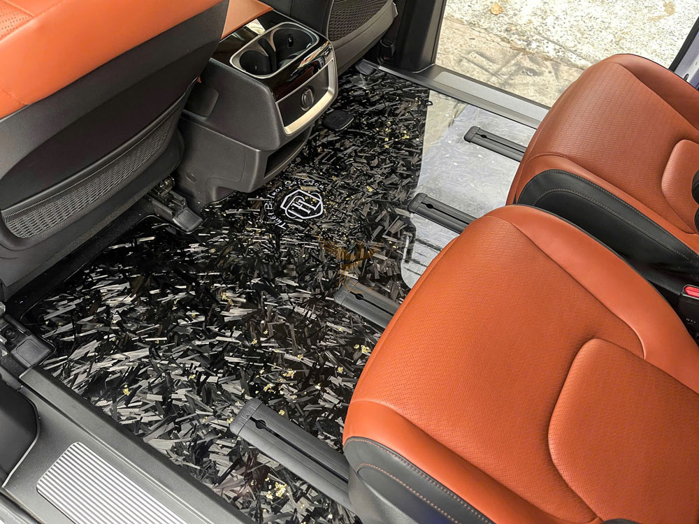 Sàn Carbon vàng lá