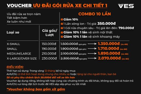 Voucher ưu đãi T9 VES