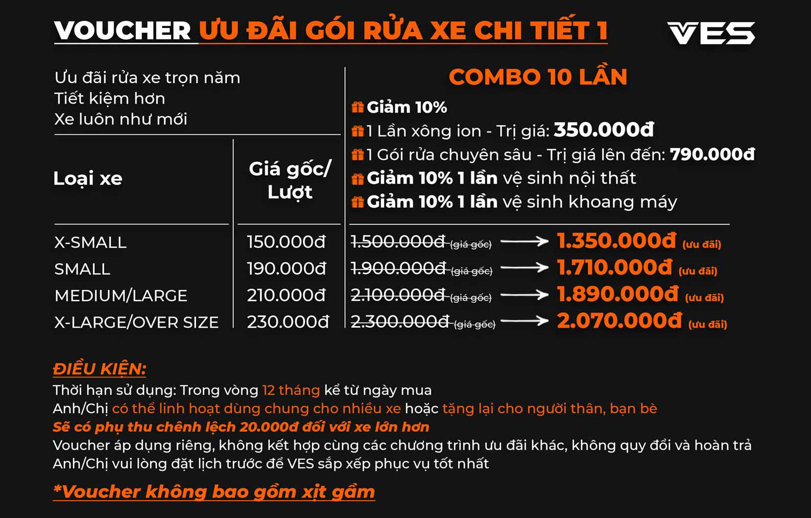 Voucher ưu đãi T9 VES