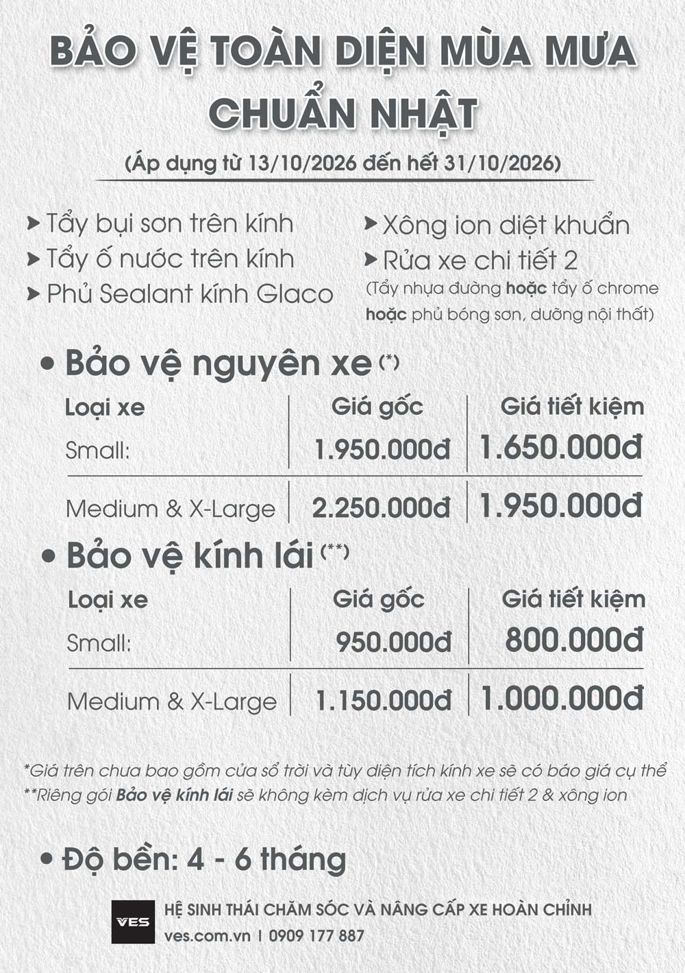Combo bảo vệ toàn diện mùa mưa - Chuẩn Nhật